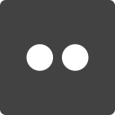 flickr, media, social, square svg vector icon
