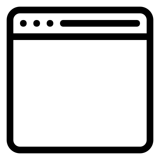 Web Page svg vector icon