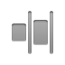distribute,horizontal,right icon