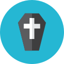 coffin svg vector icon