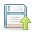 save,upload,ascend,ascending,increase,up,rise icon