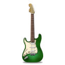 stratocaster,guitar,green icon