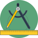 precision, ruler, sketch svg vector icon