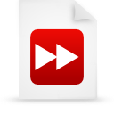 document, file, paper, red icon