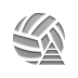 ball,volleyball,pyramid icon
