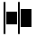 distribute,horizontal,left icon
