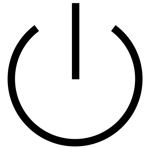 Power Off svg vector icon