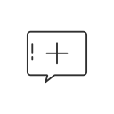 create, message, new message, pinterest svg vector icon