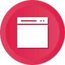 app, application, browser, interface, mac, ui, user svg vector icon