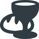and, bread, drink, food, wine svg vector icon