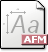 gnome,mime,font,afm icon