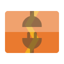 disconnect,vertical icon