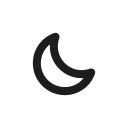 moon svg vector icon