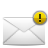 mail,alert,error,wrong,exclamation,warning,envelop,message,email,letter icon