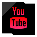 company, logo, media, social, youtube svg vector icon