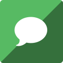 gloss, imessage, media, social, square svg vector icon