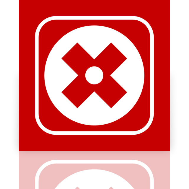 mirror, uninstall icon