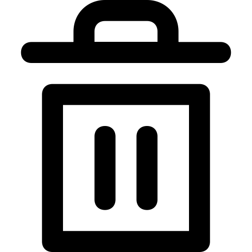 Bin svg vector icon