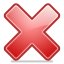 close, delete icon