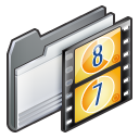folder,movie,film,video icon