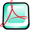 acrobat, adobe, distiller icon