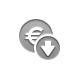 coin,euro,down icon