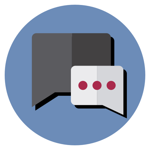 Chat svg vector icon