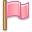 flag,pink icon