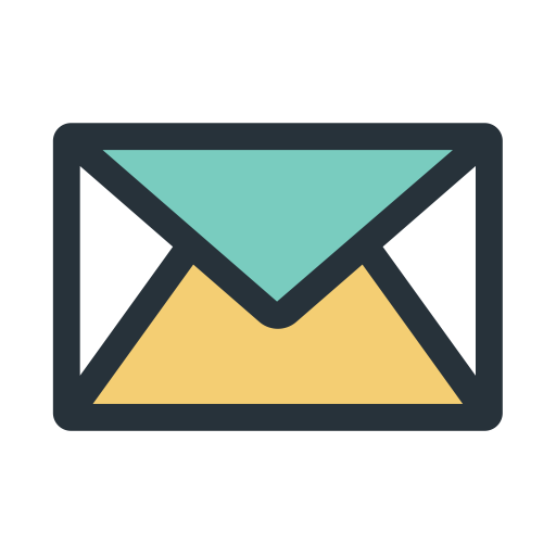 Color Block Mail svg vector icon