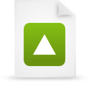 document, file, green, paper icon