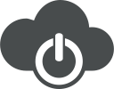 cloud, cloud computing, off, off on, on, power, power button svg vector icon