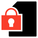 file, lock, locked, private svg vector icon