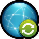 mac, network, osx, refresh, reload, web icon