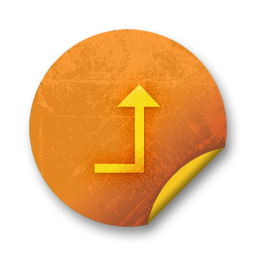 orange,grunge,sticker,badge icon