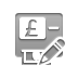 atm,pound,pencil icon