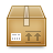 box, tape, with icon