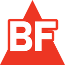 buzzfeed, media, social, triangle icon