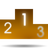 podium, rankings, standings icon