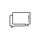 comment, facebook, message, notification svg vector icon