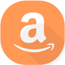 amazon, circle, design, material, shopping, store, website svg vector icon