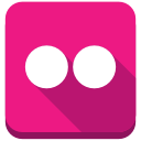 flickr, flikr svg vector icon