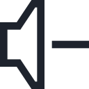 audio, down, media, music, sound, speaker, turn svg vector icon