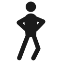 behaviour, dance, fun, happy, human, man svg vector icon