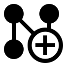 add, network, sans svg vector icon
