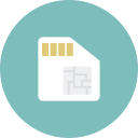 card, communication, gsm, mobile, phone, sim, simcard svg vector icon