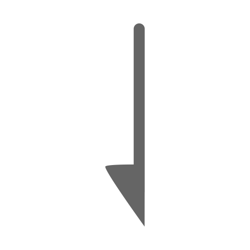 Down svg vector icon