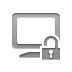 monitor,lock,open icon