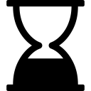 end, hourglass svg vector icon