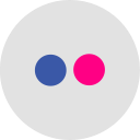 flickr svg vector icon