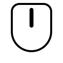click, computer, cursor, mouse svg vector icon